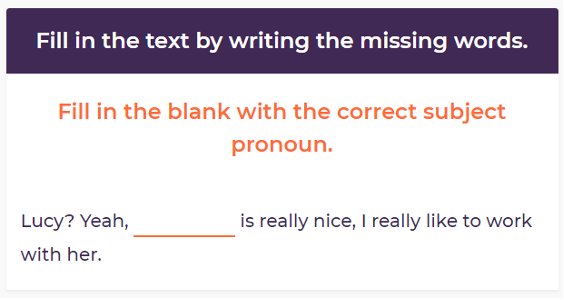 Learn English grammar online for free: try some exercises!